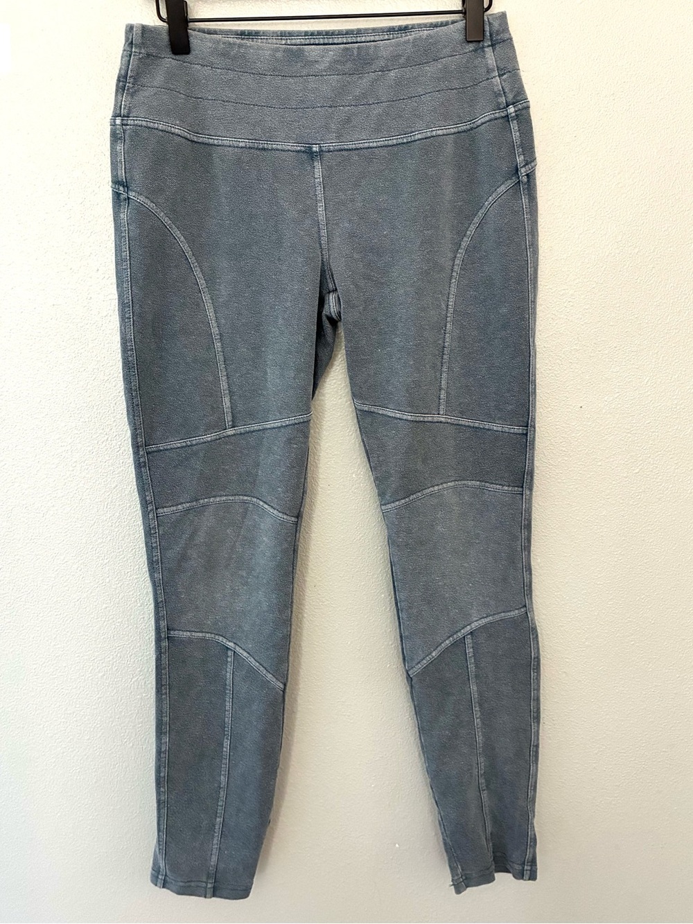 PrAna Gray Hemp Blend Leggings Yoga Athletic Pants Women’s Medium